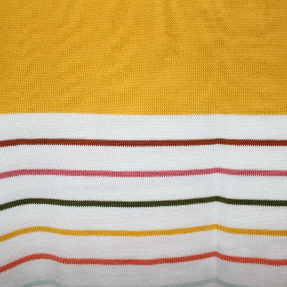 Lands' End Multi Colored Striped Knit Crew Neck Sweater - Size M - Worn Once - Picture 3 of 5